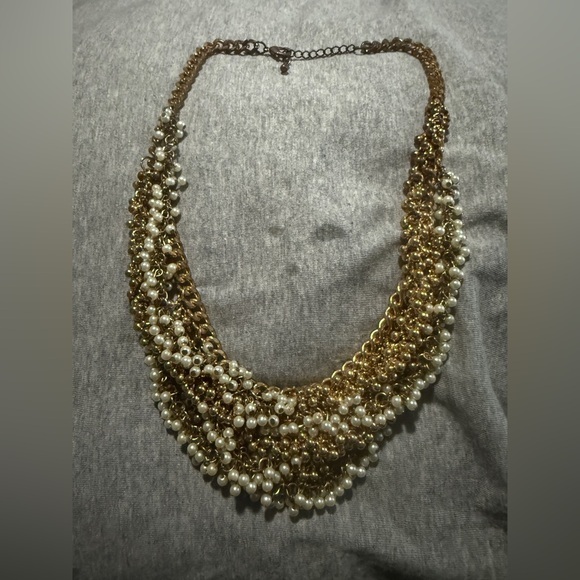 Jewelry - Gold and Pearl Layered Necklace